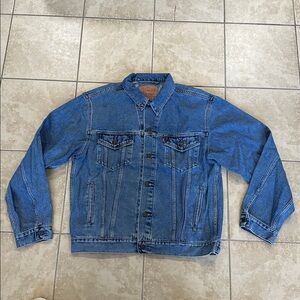 Levi Strauss & Co Original Riveted Vintage Jean Jacket Men’s Large